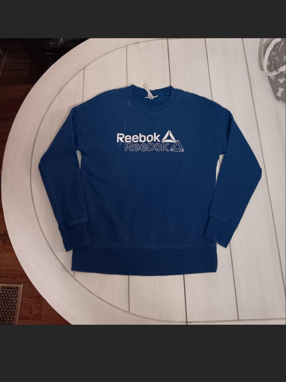Reebok Royal Blue Logo Crewneck Sweatshirt